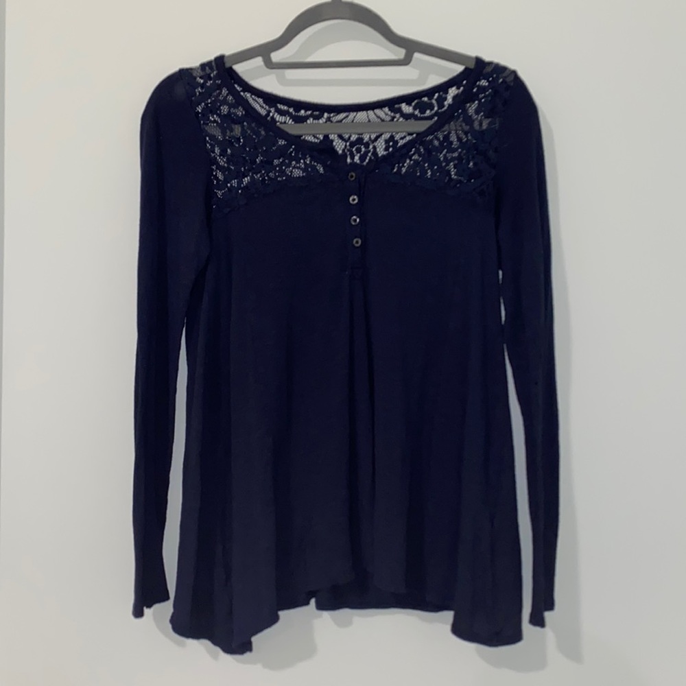 hollister long sleeve blouse